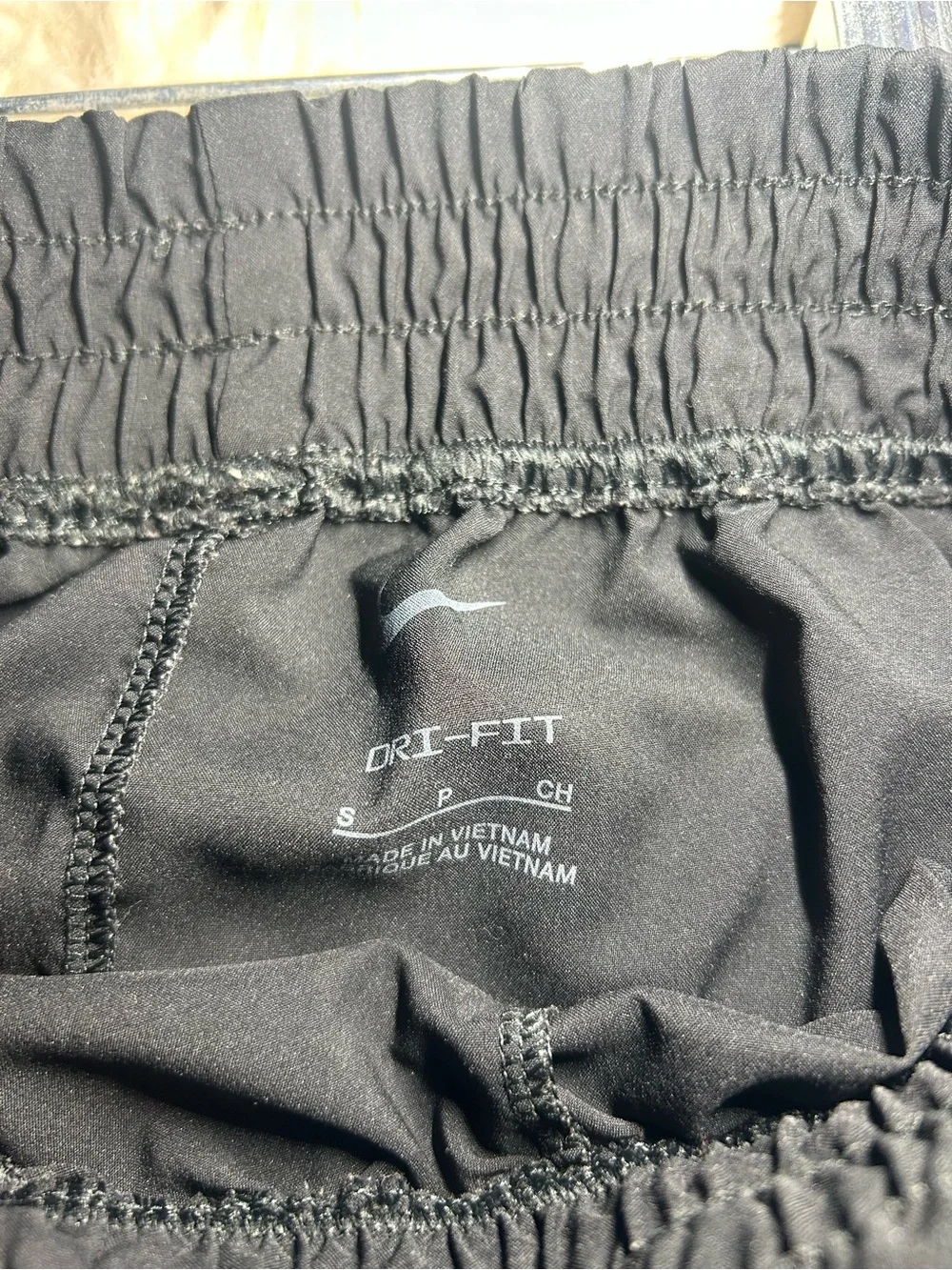Nike Black Kids Jogger Sweatpants with White Swoosh